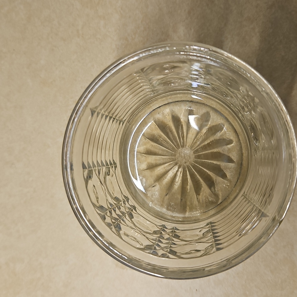 Vintage Windsor Clear Sugar Bowl and Lid by Federal Glass, Button and Cane - Picture 2 of 8